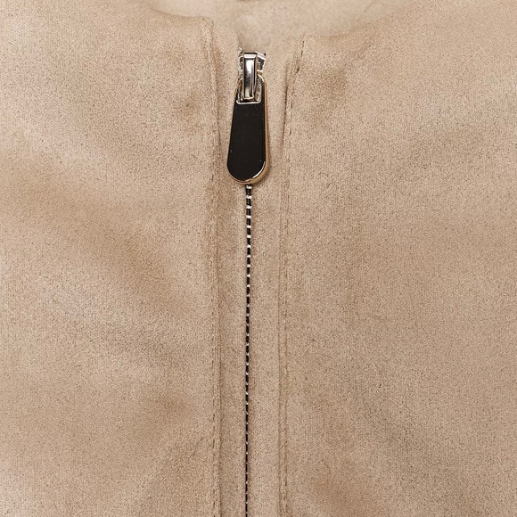 NWT - Zara Suede Belted Women's Jacket - Super Elegant! - Picture 5 of 6